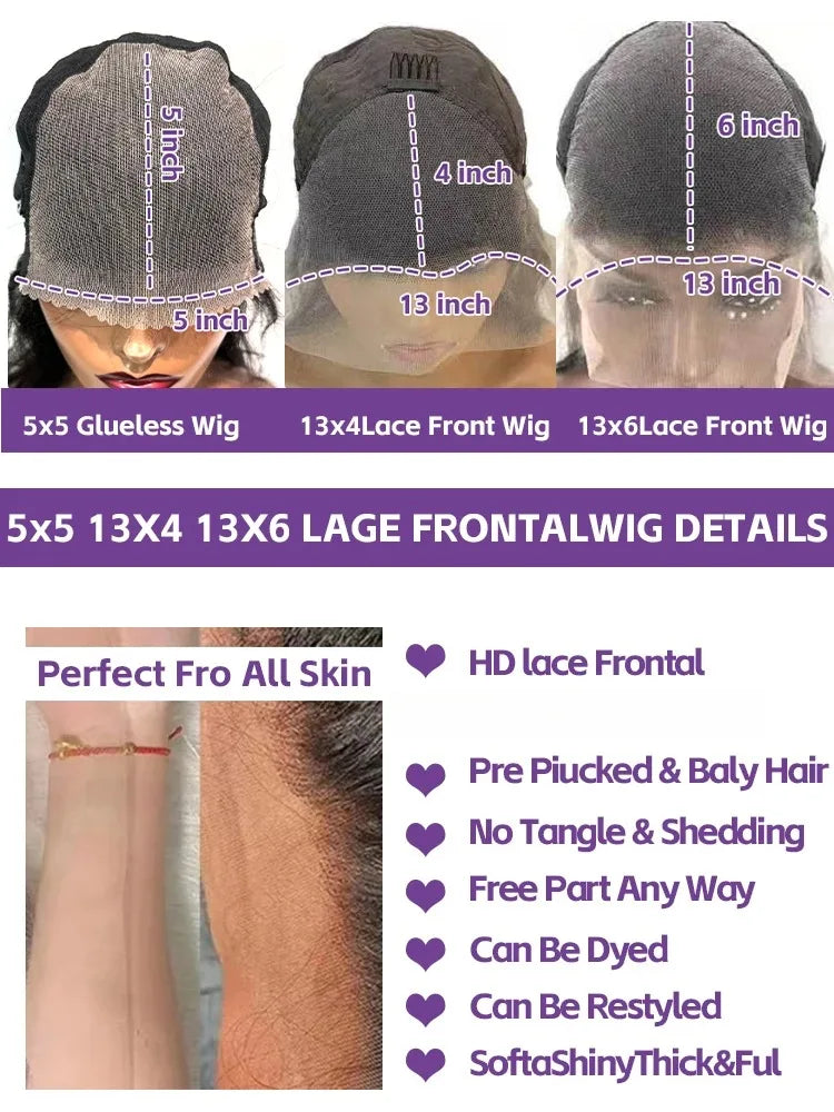 Premium Extra Long Deep Wave Lace Front Wig for Women