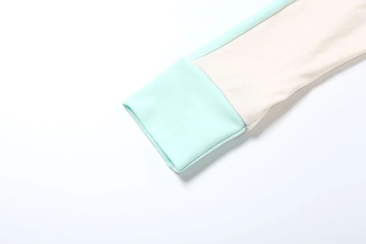 Sisterlinda Casual Sporty 2 Piece Set Women Letter Embroidery Zip Navel Exposed Jacket+Contrast Patchwork Shorts Simple Outfits