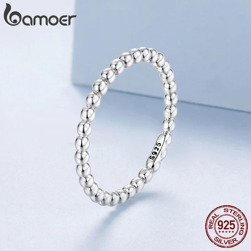 Sterling Silver Rope Band Ring