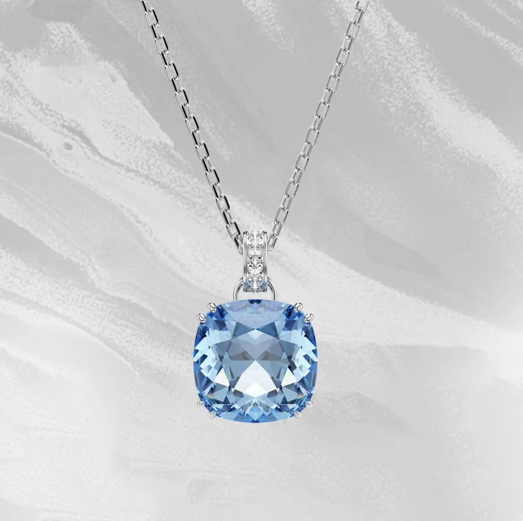 Dazzling Zircon Crystal Statement Necklace for Women