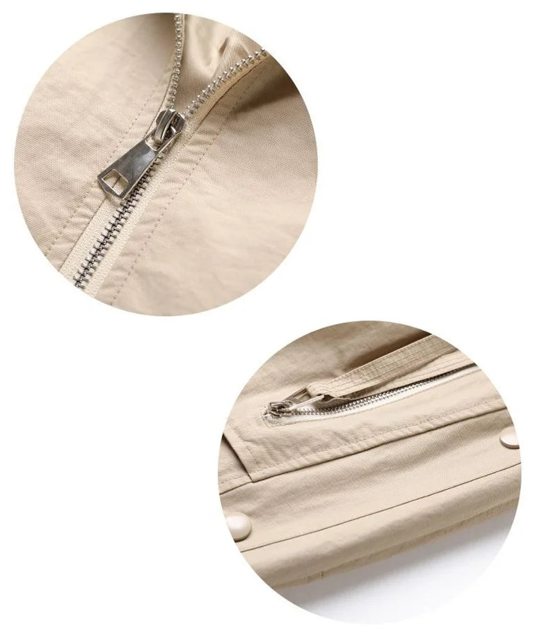 Lining Hooded Coat Female Spring And Autumn Temperament Short Jacket Casual Short Trench Coat Female Hooded Outwear Khaki