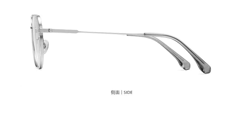 Blue Light Blocking Pilot Metal Reading Glasses For Women