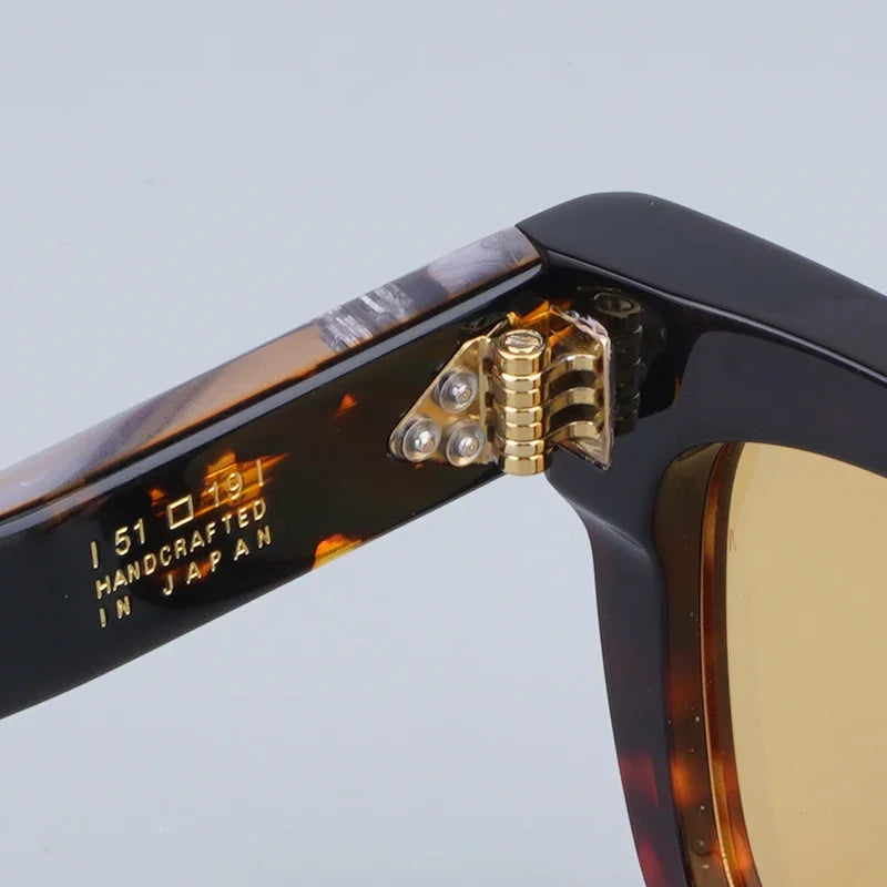 Vintage Rectangular Acetate Sunglasses