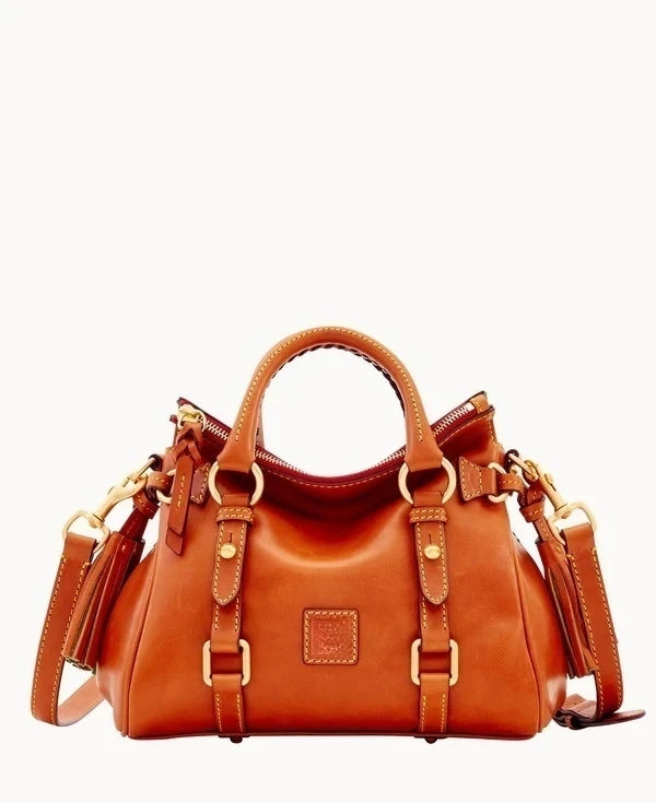 Florentine Micro Texture Satchel Bag
