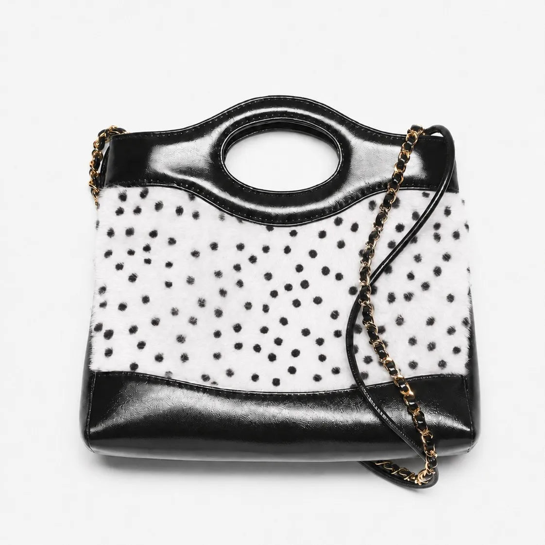 Women Shoulder Crossbody Bag Faux Fur leopard print Bucket Bag Luxury Plush Commuter Handbag Fashion Large Capacity Tote Bag