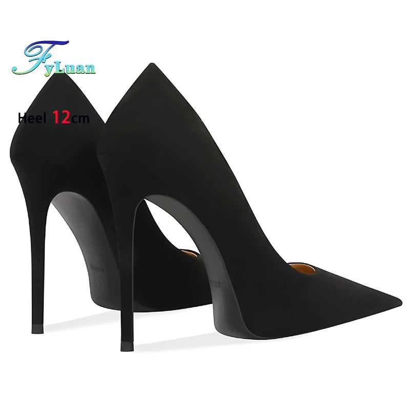 Pointed Toe Thin Heel Party Stiletto Pumps for Women