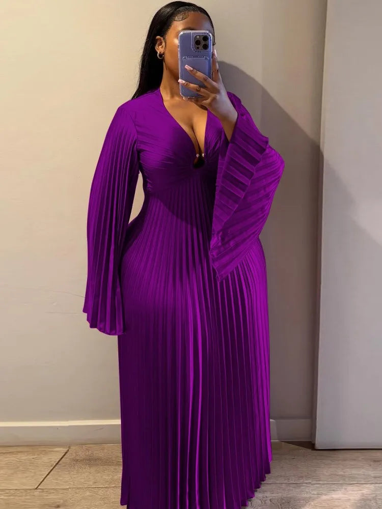 Elegant African Wedding Maxi Kaftan Dress for Women