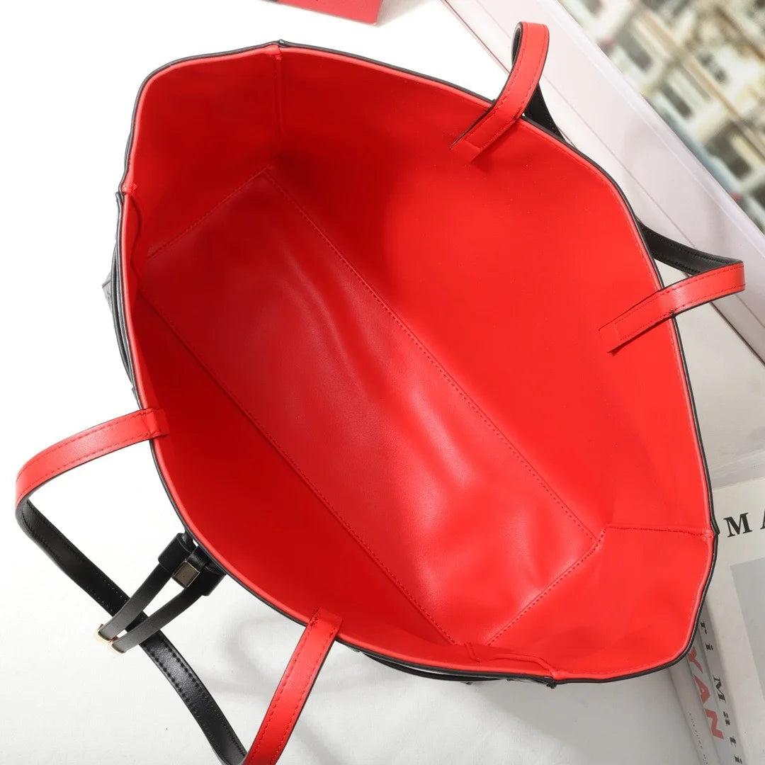 Lightweight Letter Print Shoulder Tote Bag for Women