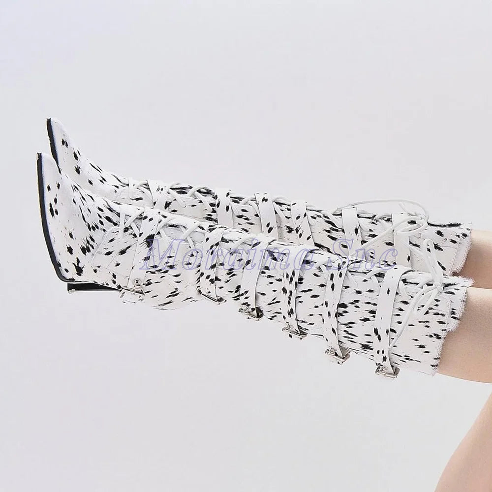 Pointed Toe High Heel Over The Knee Boots For Women