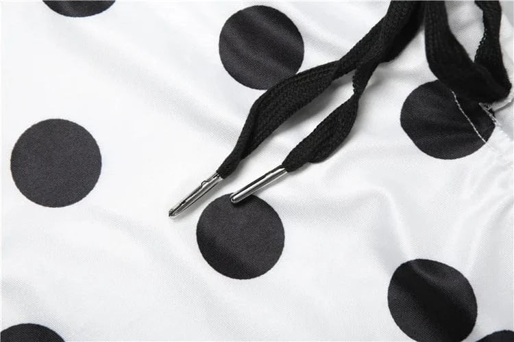 Weird Puss Dot Digit Print 2 Piece Set Women Casual Sporty Hipster Crop Tops+Shorts Matching Streetwear Skinny Stretch Tracksuit