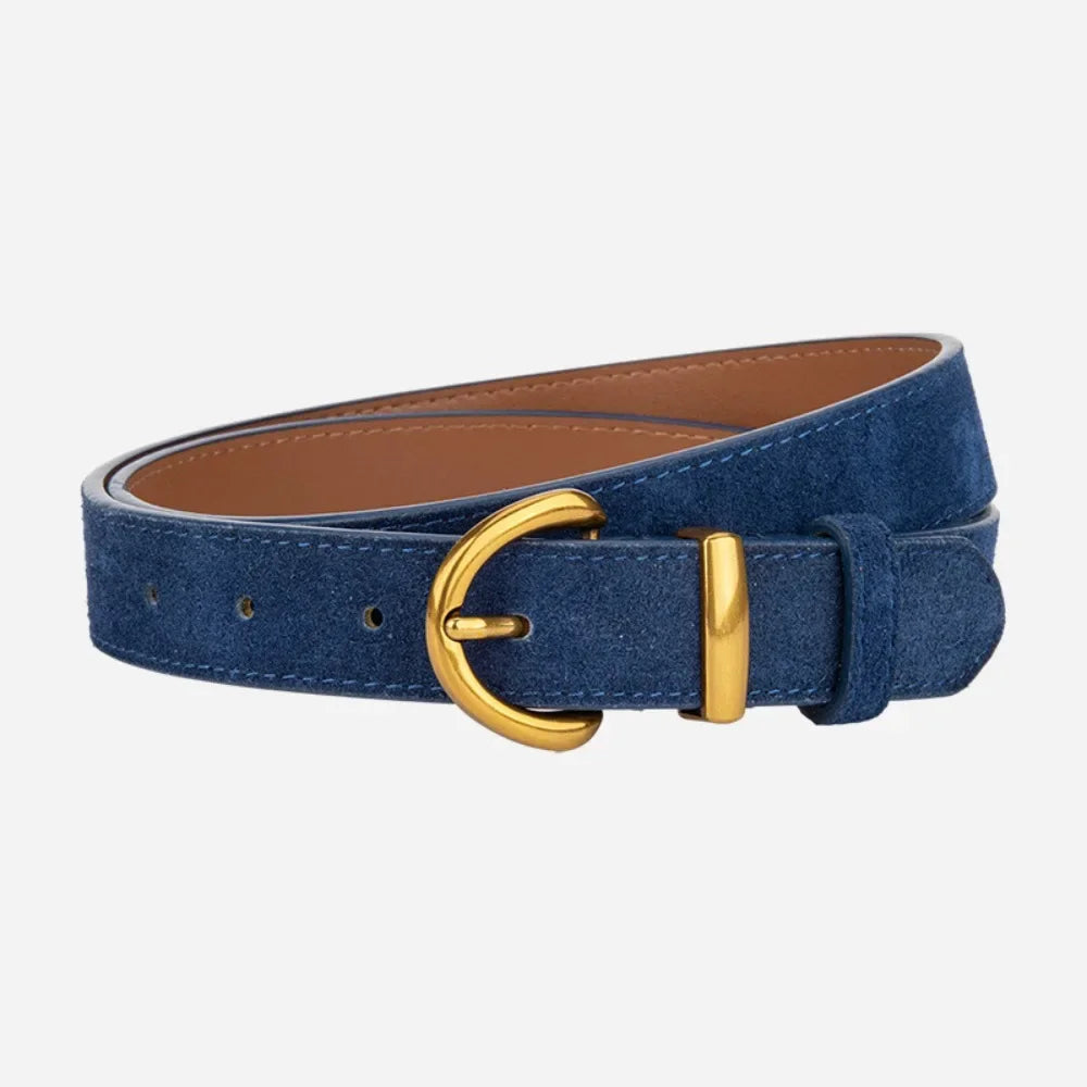 Retro Style Suede Belt