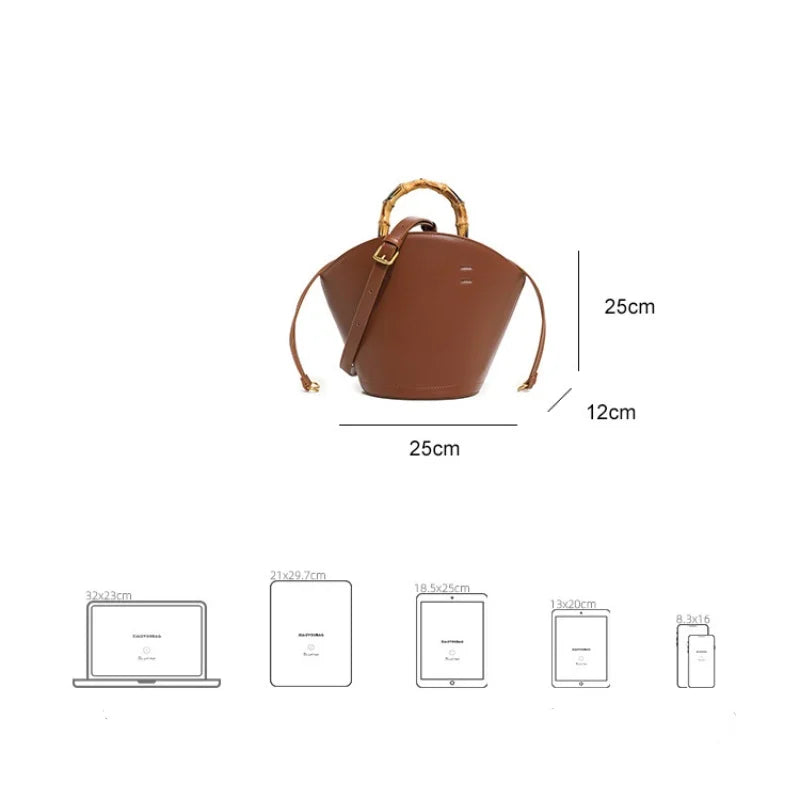 Spacious Bamboo Knot Tote Bag