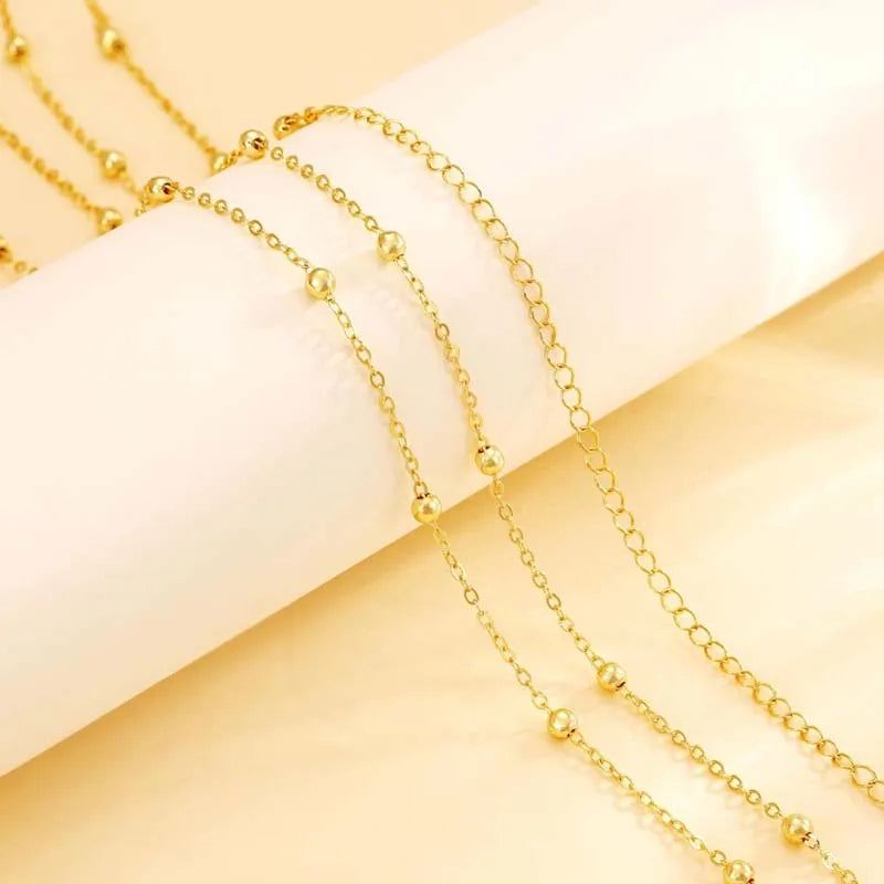 Beaded Double Layer Waist Chain
