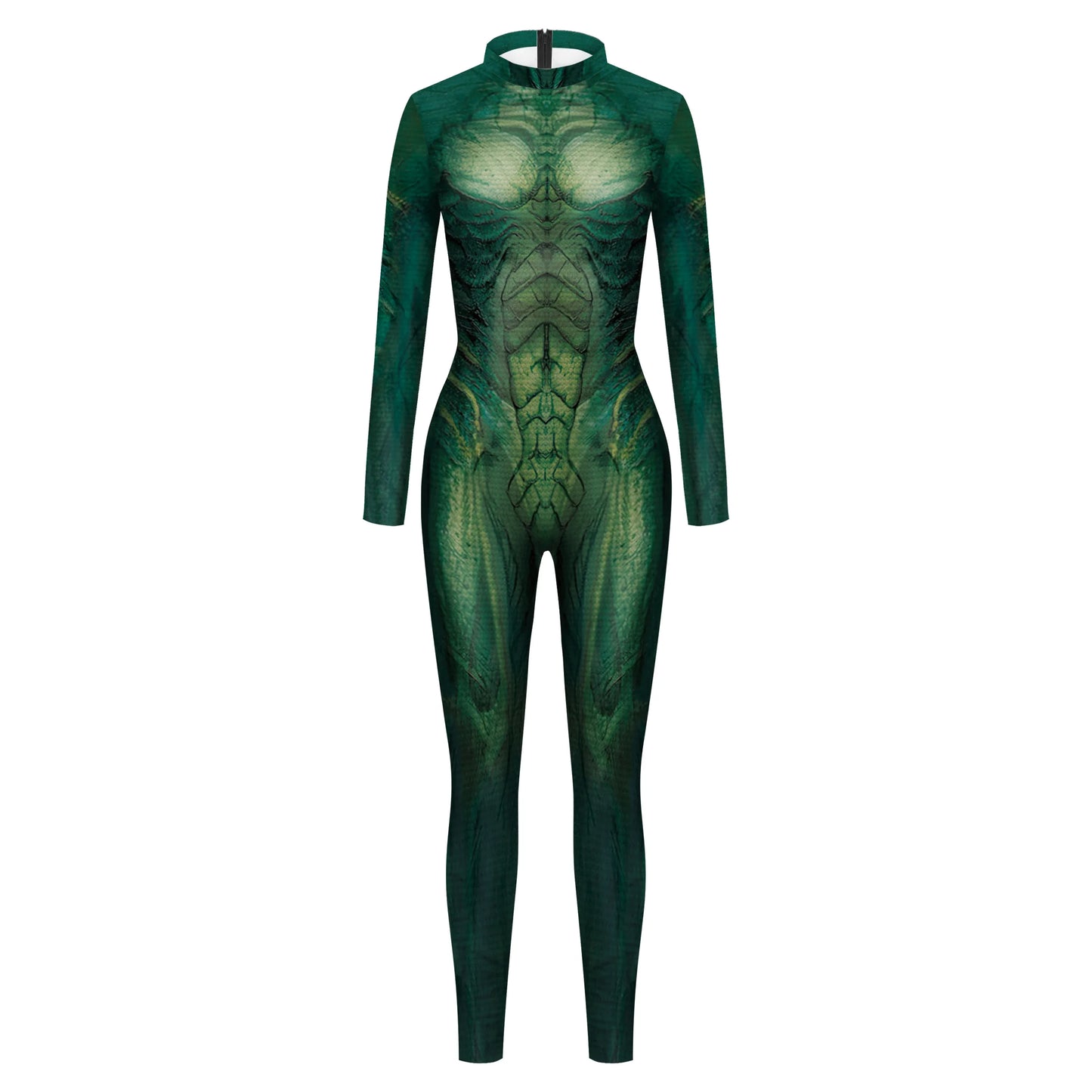 Vivid Animal Print Allover Zentai Bodysuit for Women