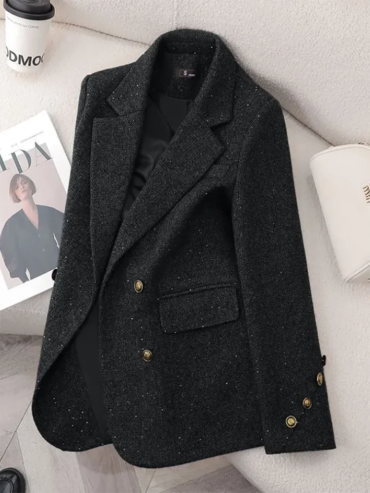 Double Breasted Office Blazer