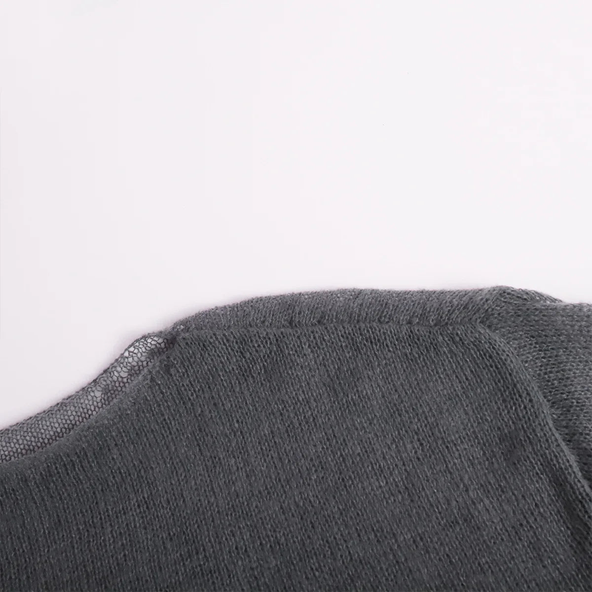 Sheer Hollow Knit Sweater