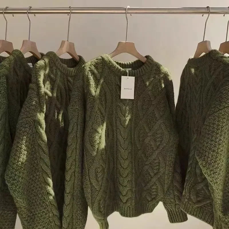Retro Cozy Knit Sweater