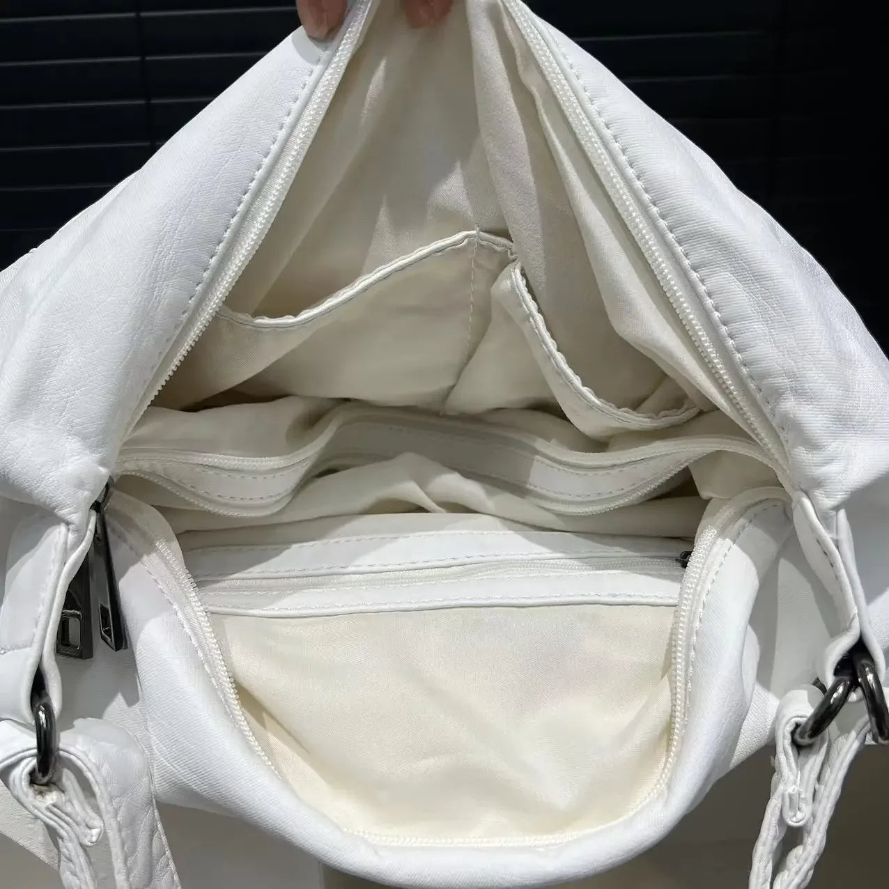 Large-Capacity Multi-Pocket Crossbody Backpack for Women