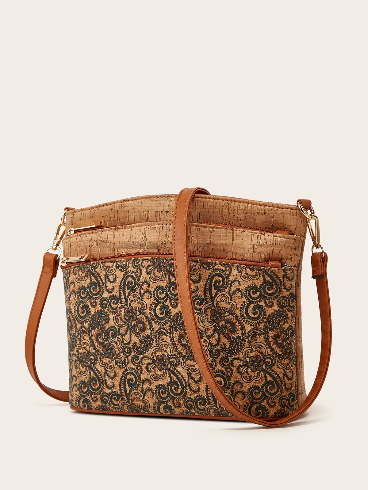 New Casual Fashion Ladies Ethnic Shoulder Crossbody Personalized Hugh Retro Bark Bag