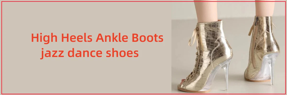 Peep Toe High Heel Zipper Ankle Boots