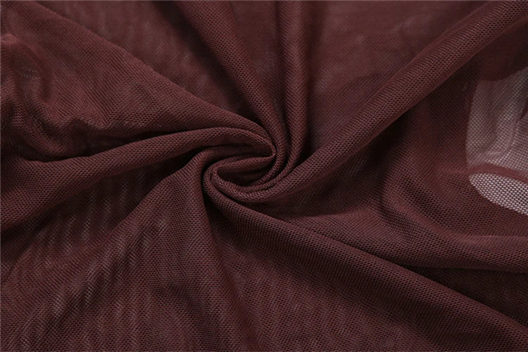 Nibber Waistless Patchwork Mesh Dress Woman o-Neck Full Sleeve Ruffle Hollow Design Midnight Club Party Sexy Fashion Bodycon