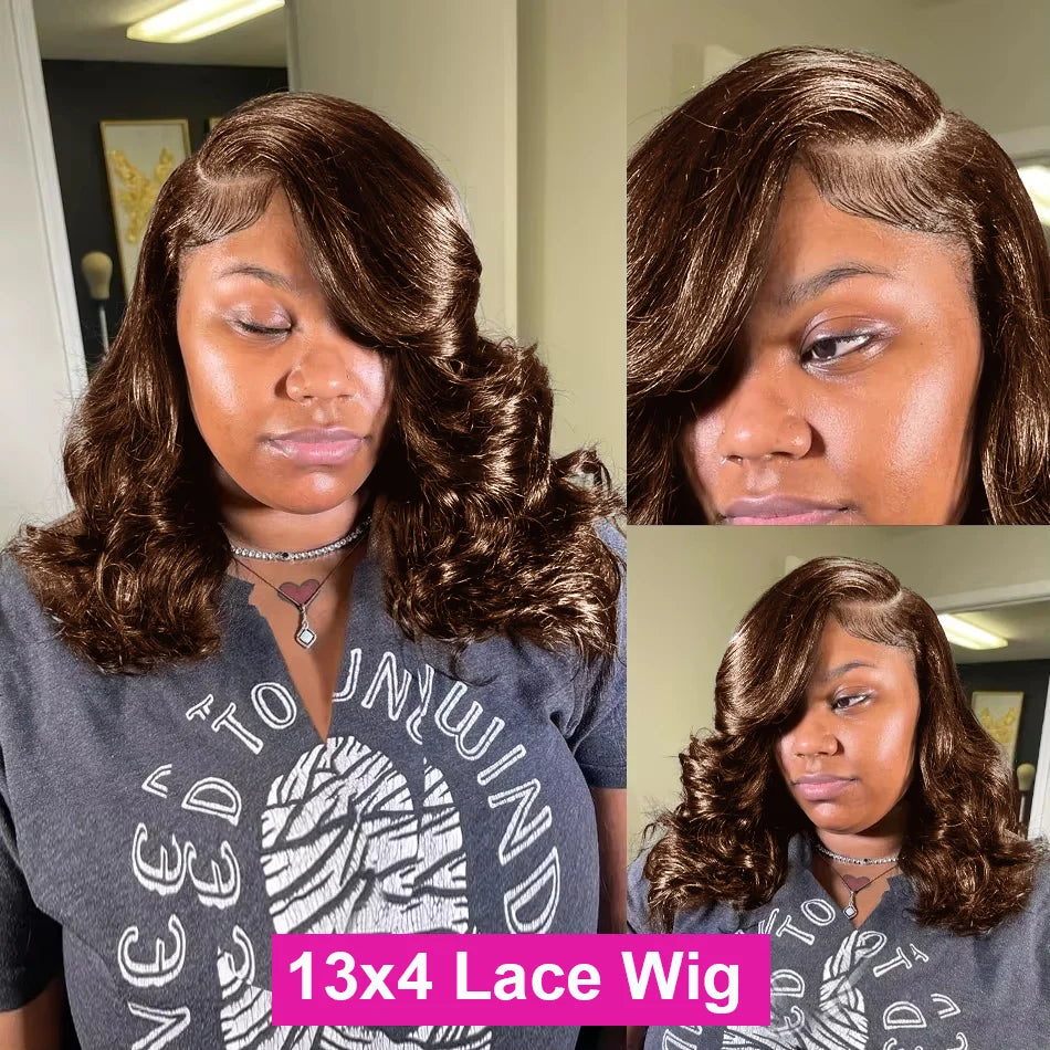 Short Loose Wave Human Hair Bob Wig