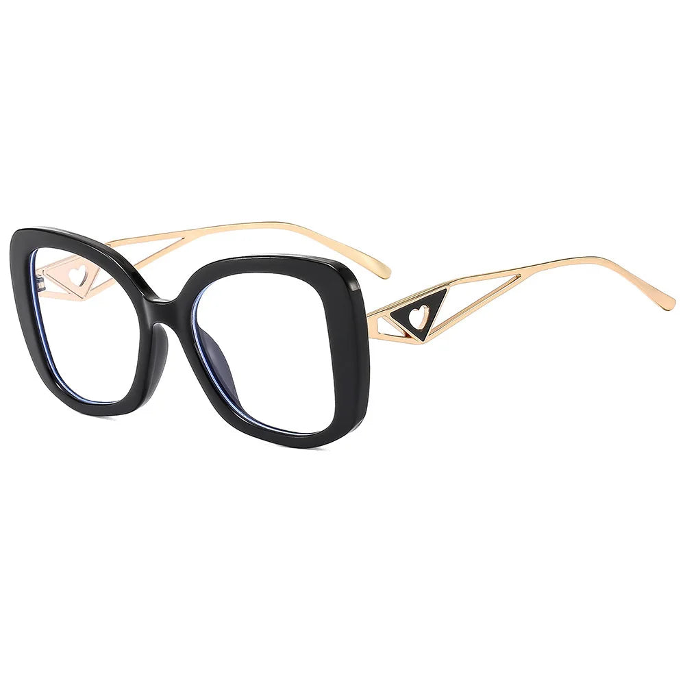 Oversized Square Blue Light Blocking Reading Glasses for Women
