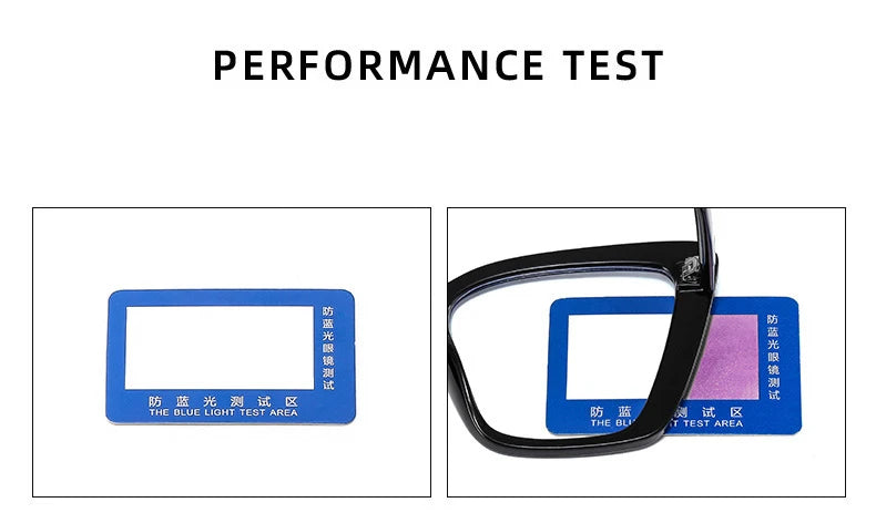 Vintage Black Floral Square Reading Glasses With Blue Light Filter for Women