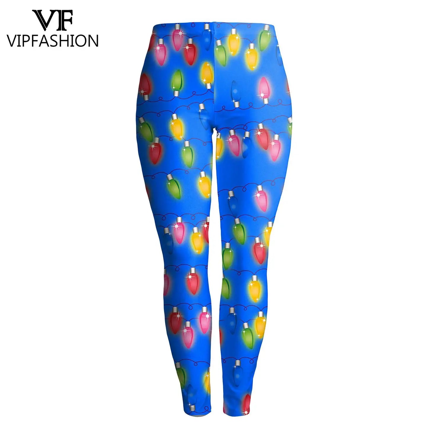 Warm Cozy Festive Christmas Knit Leggings for Women