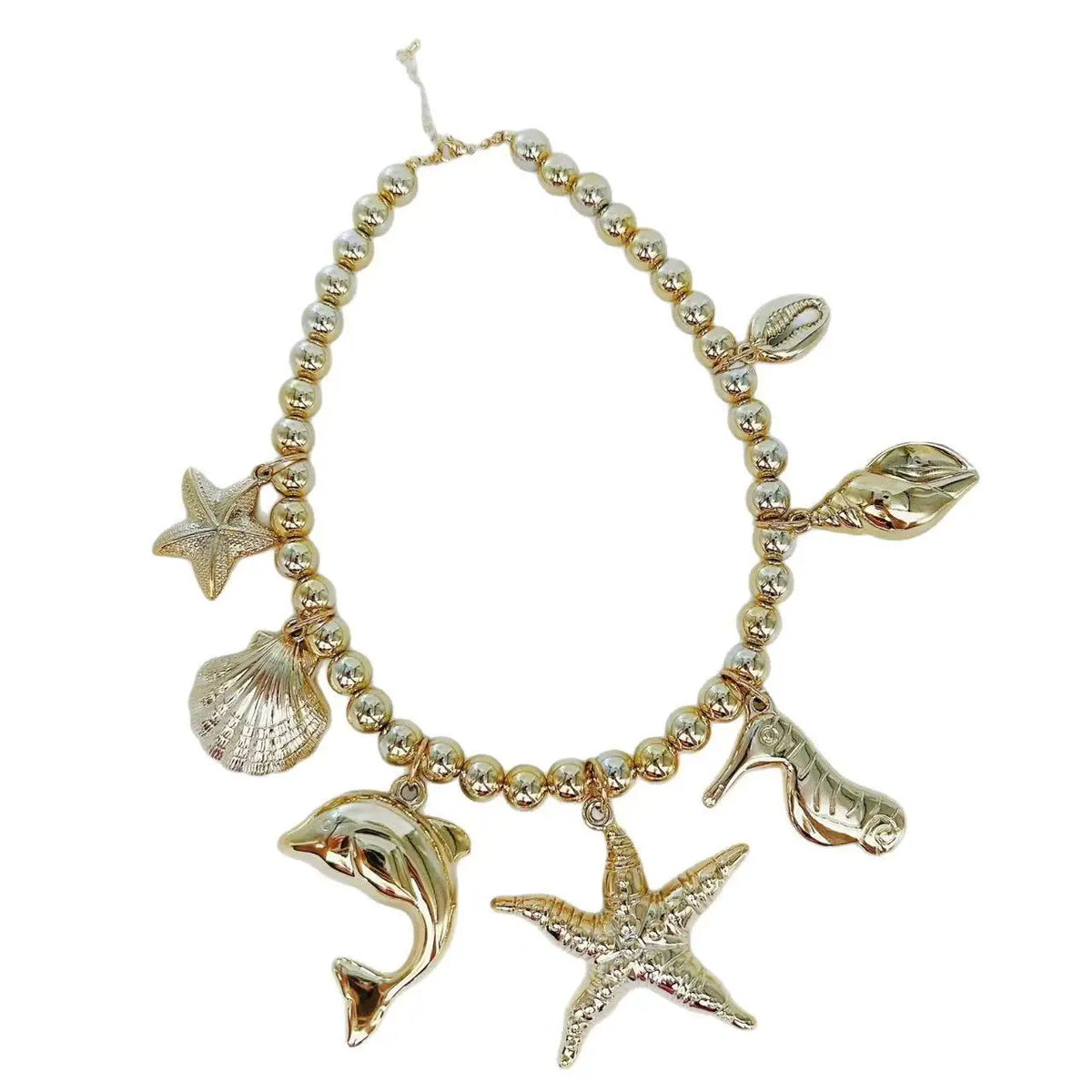 Retro Ocean Inspired Pendant Necklace