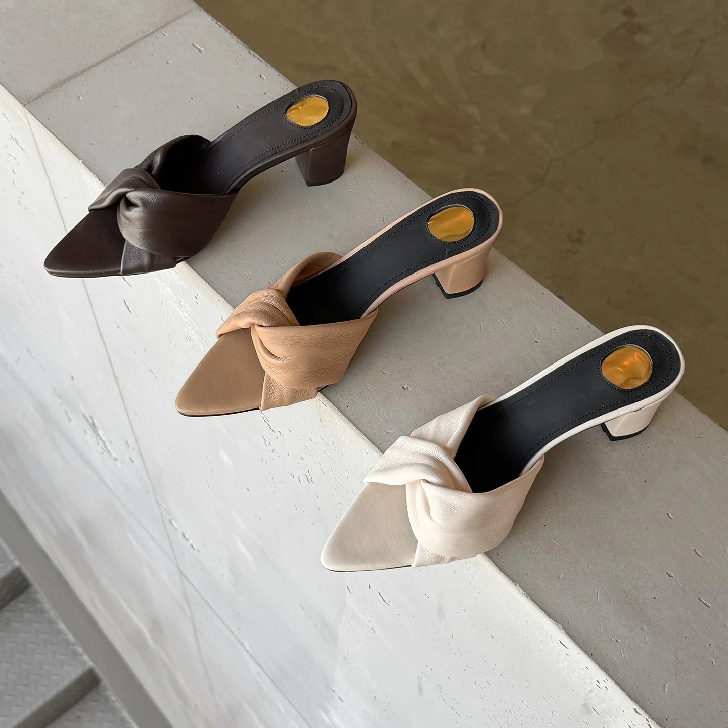 Genuine Leather Back Strap Summer Sandals for Women