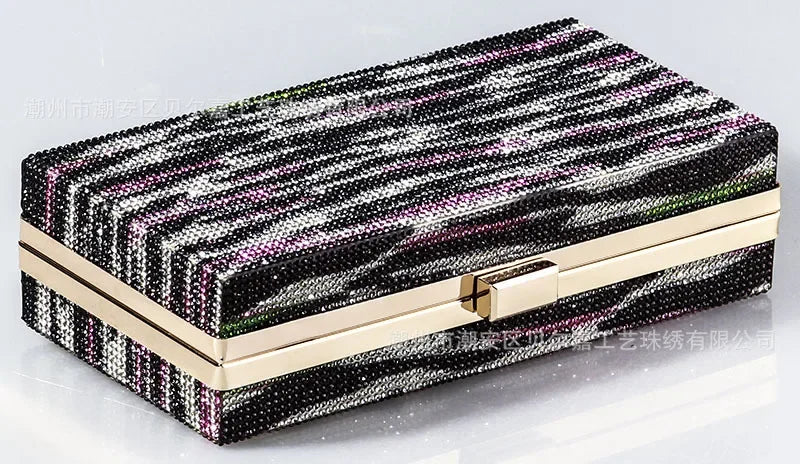Rhinestone Diamond Evening Crossbody Clutch Bag for Women