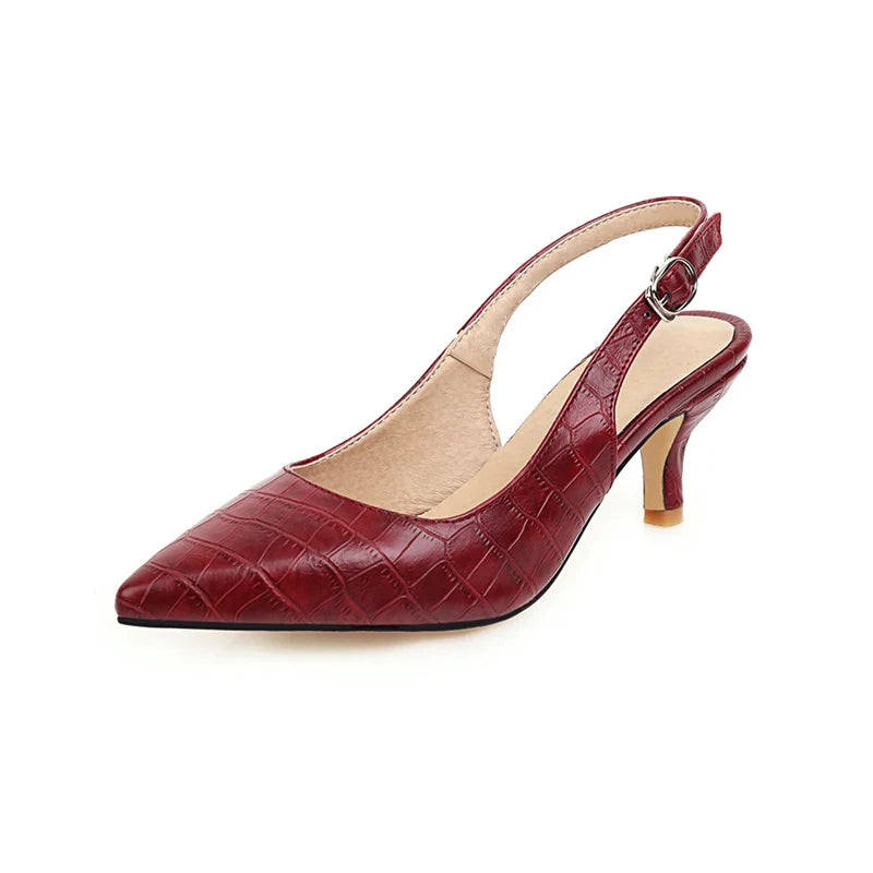 Summer Point Toe Thin Heel Sandals