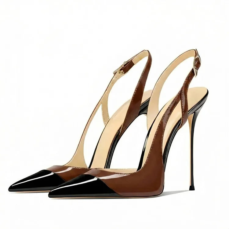 Pointed Toe High Heel Slingback Sandals for Women