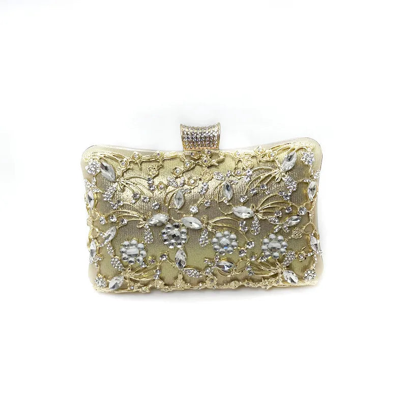 Glitter Rhinestone Shoulder Clutch Bag