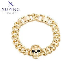 Light Gold Snake Chain Charm Bracelet