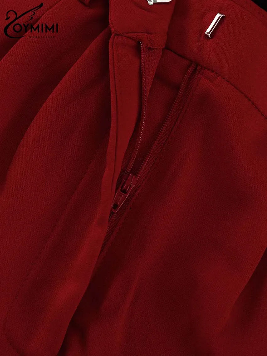 Bold Red Pockets Two Piece Set