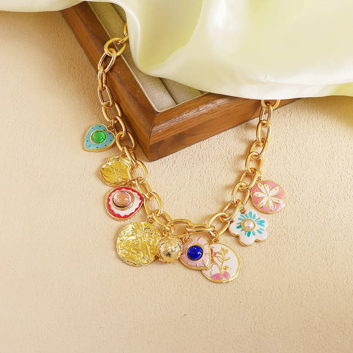 Medieval Enamel Jewelry Set