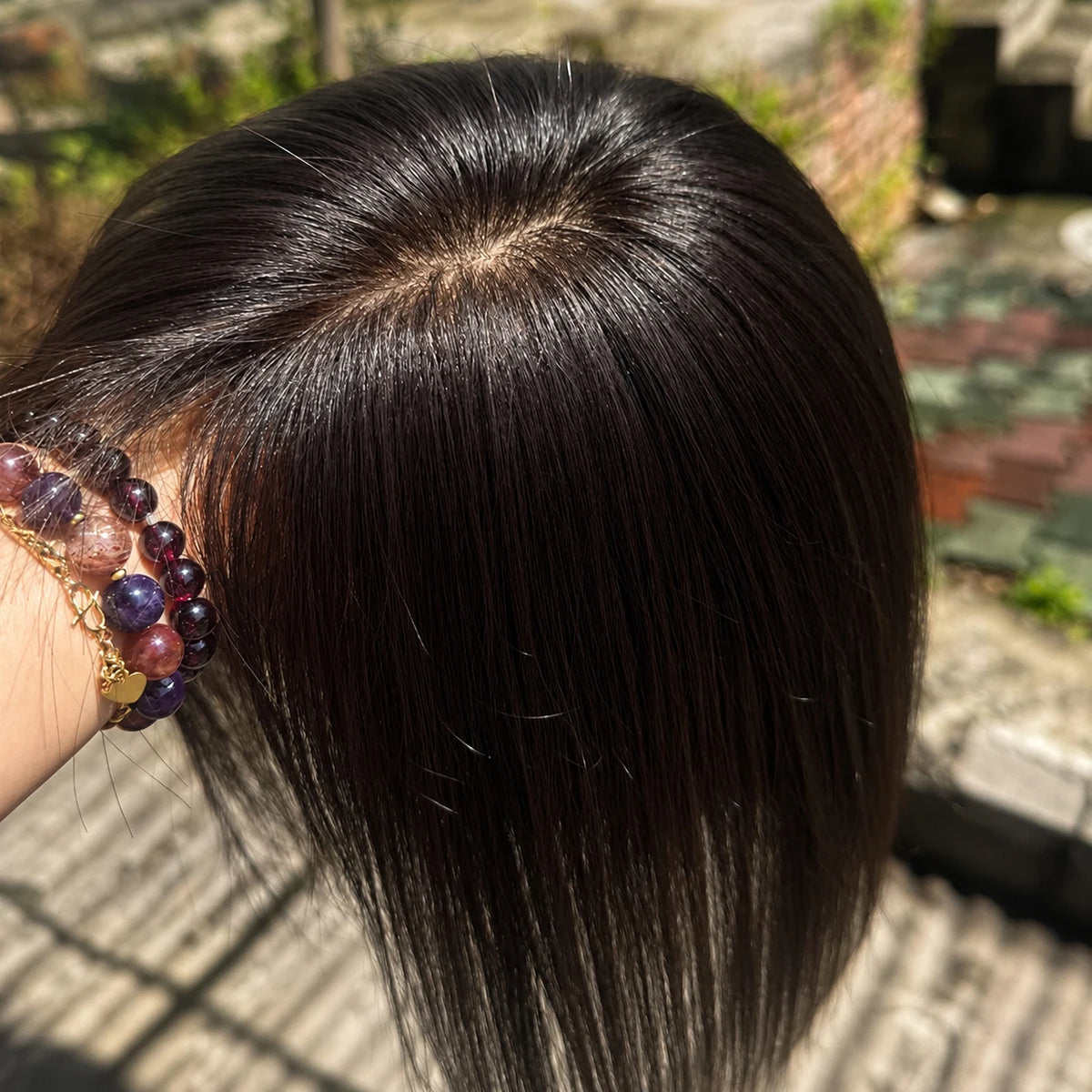 Natural Free Part Clip In Silk Base Hair Topper For Women