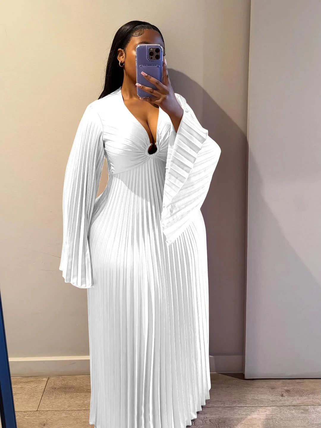 Elegant African Wedding Maxi Kaftan Dress for Women