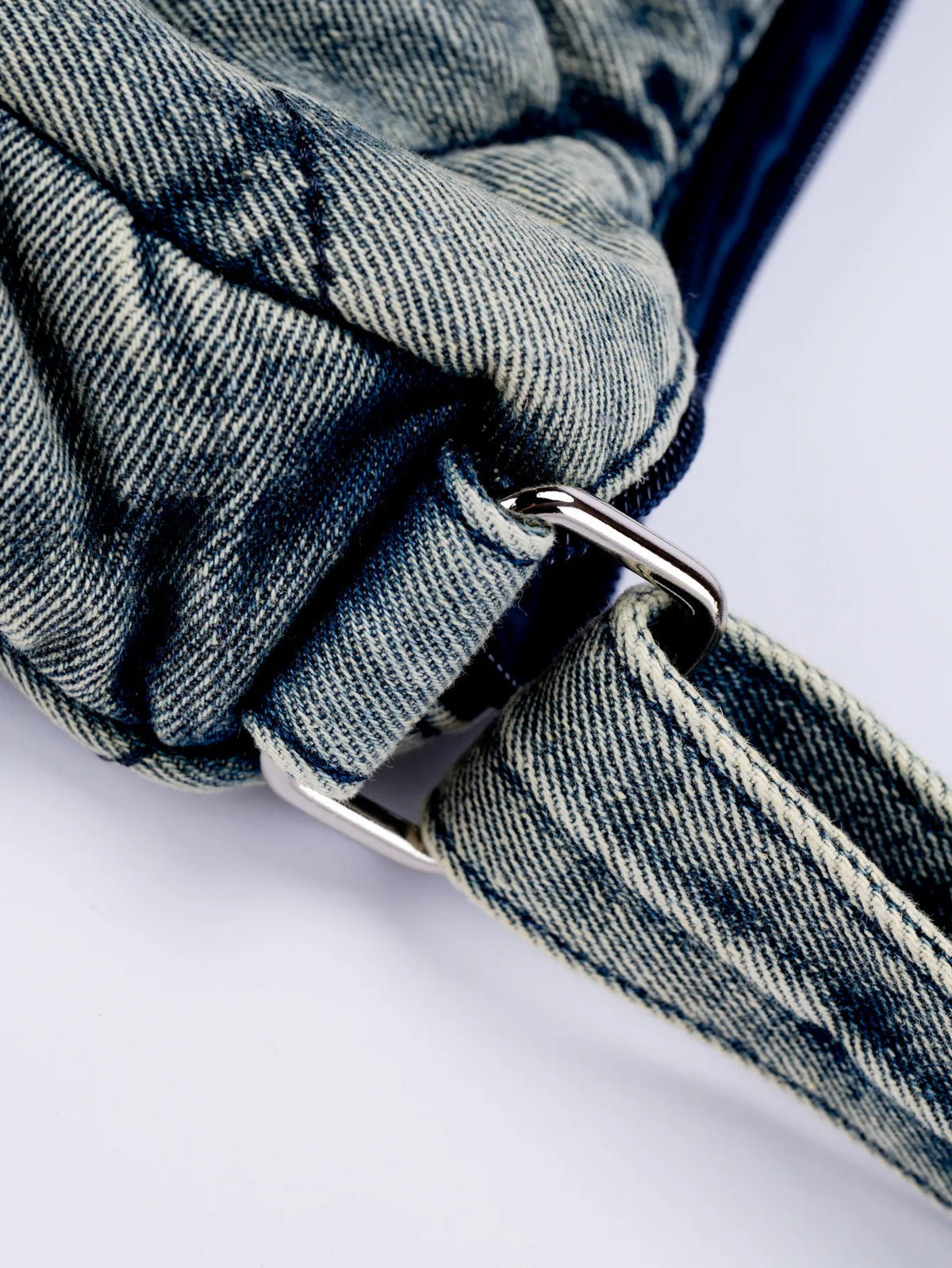 Vintage Denim Shoulder Bag Women's Large Capacity Messenger Bag Multi-pockets Satchel Bags Adjustable Strap Ladies Crossbody Bag