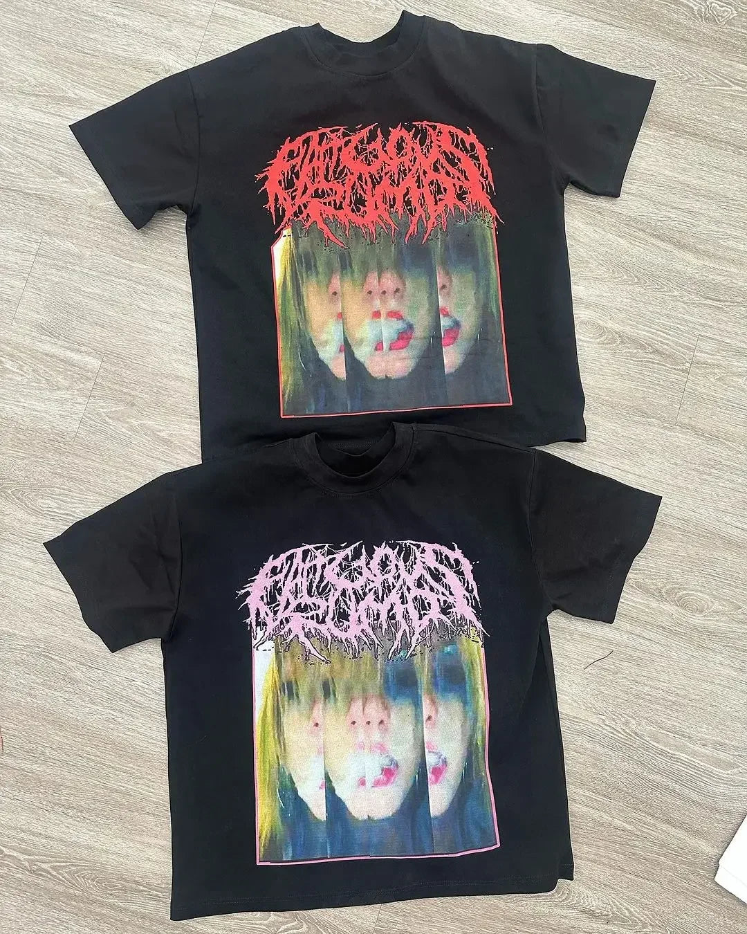 Fashionable and Versatile Street Ladies Shirt Lapel T Shirt American Style Print Design Loose and Breathable Casual Streetwear