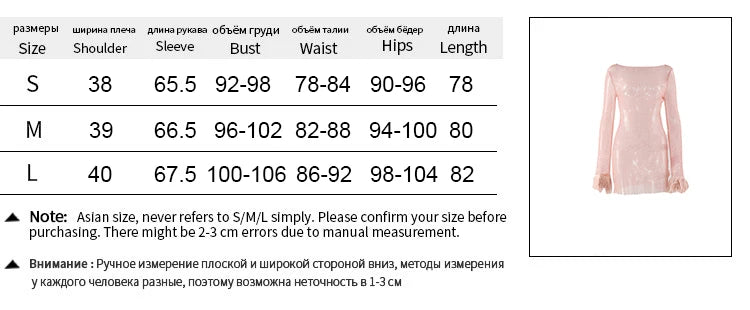 See Through Mesh Mini Dress Women Autumn Black Long Sleeves O-Neck Bodycon Elegant Sexy Dress Club Partywear Fashion Streetwear