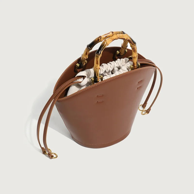 Spacious Bamboo Knot Tote Bag