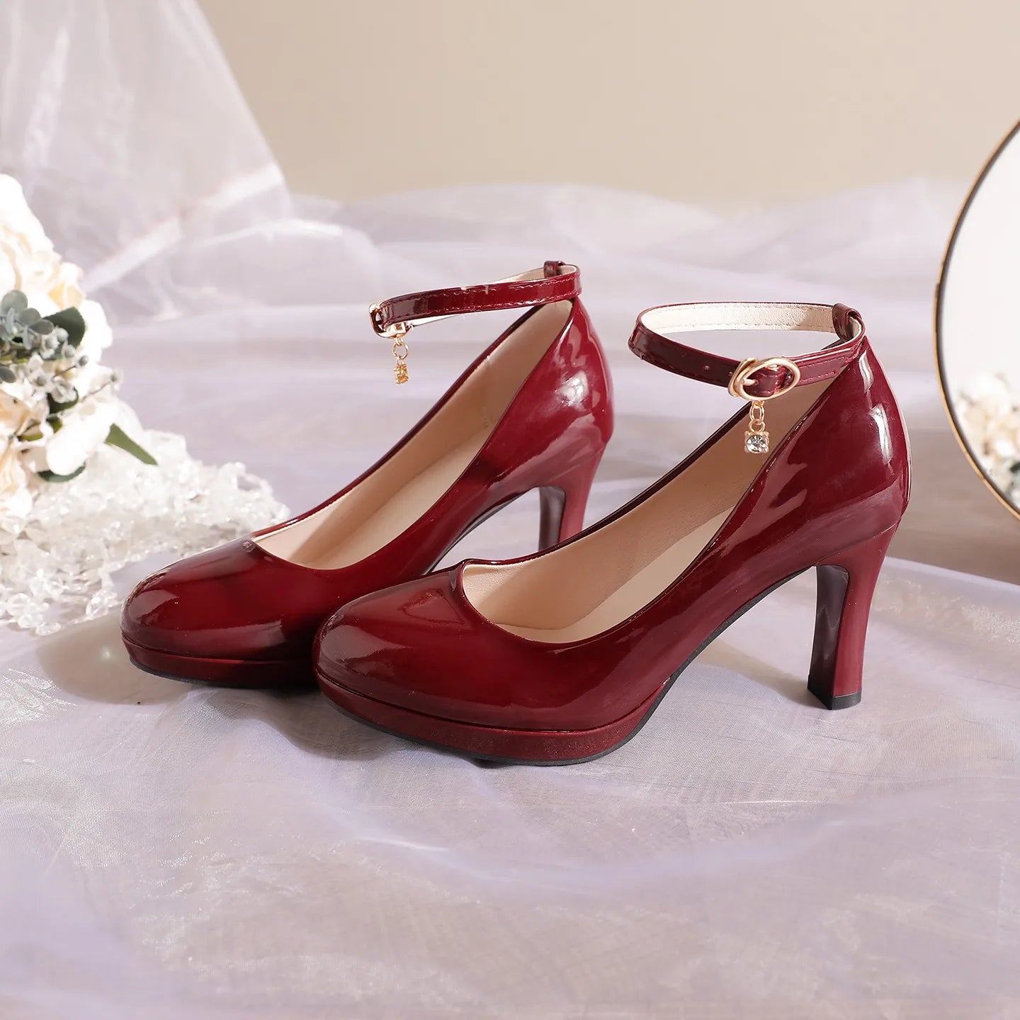 Elegant Comfortable Classic Mary Jane Pumps for Women