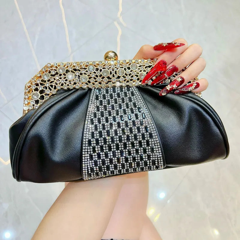 Cloud Shaped Evening Clutch Crossbody Bag
