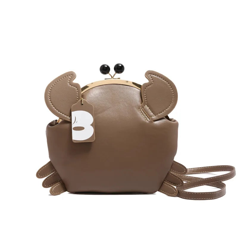 Crab Crossbody Handbag With Coin Purse