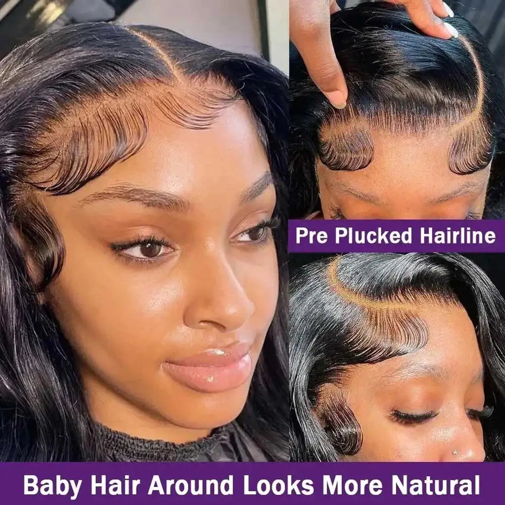 Long Body Wave Glueless HD Lace Front Wig for Women
