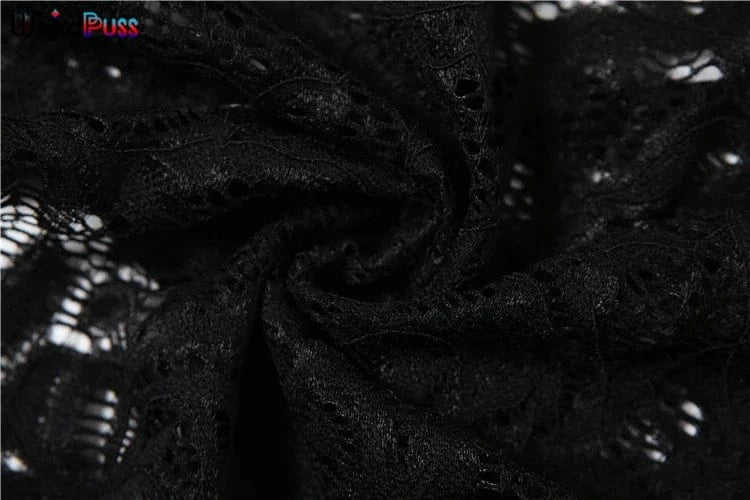 Weird Puss See Through 2 Piece Set Women Sexy  Hollow Jacquard Backless Bodysuit+Leggings Tight Activity Clubwear Skinny Outfits