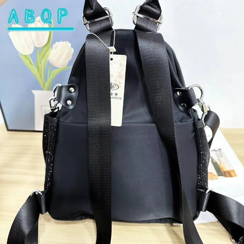New Diamond-encrusted Backpack Fashionable Women’s Diamond-encrusted Backpack Fashionable Diamond-encrusted Shiny Backpack